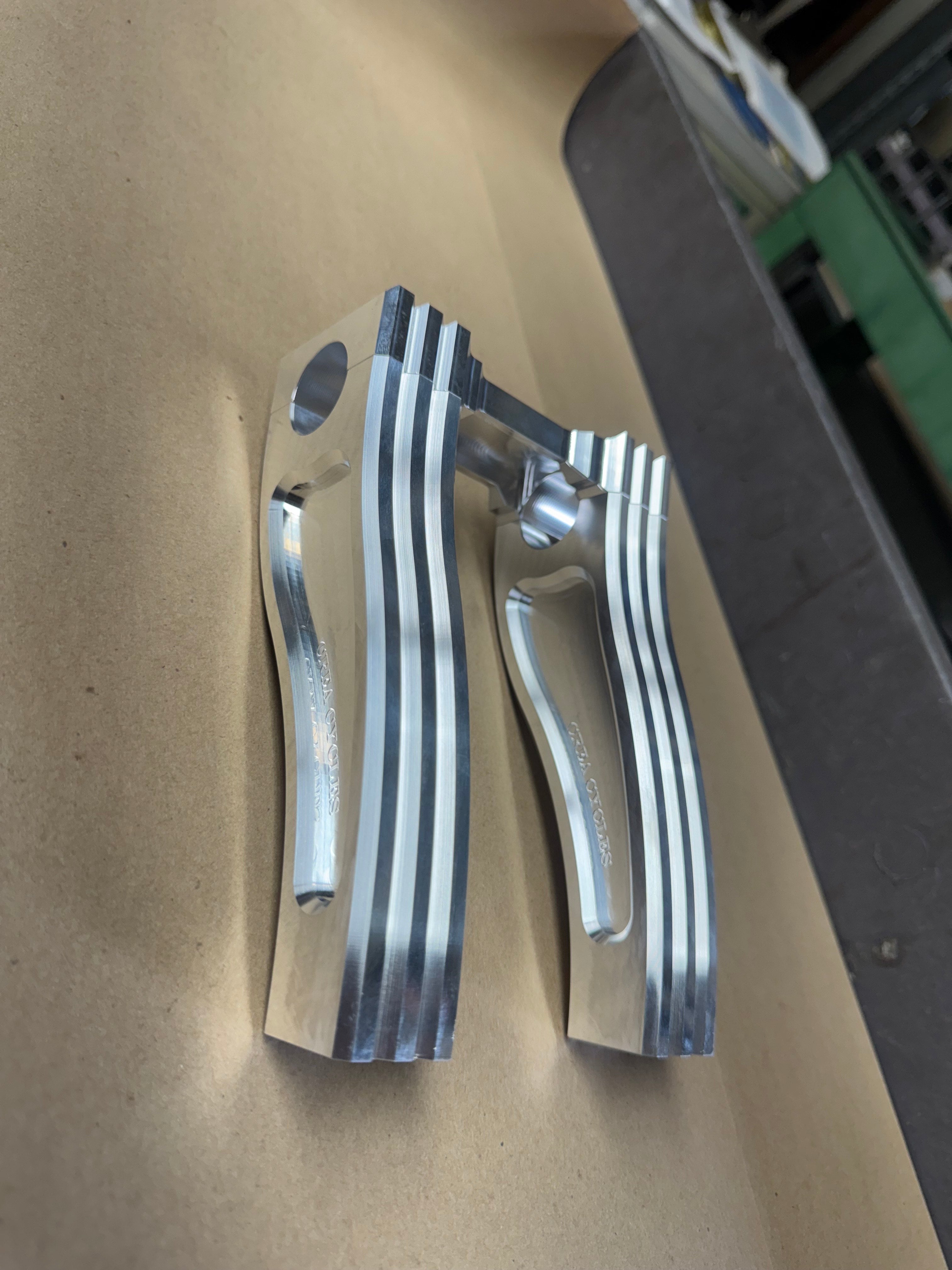 6 inch Pullback Handlebar Risers "TZ Style"