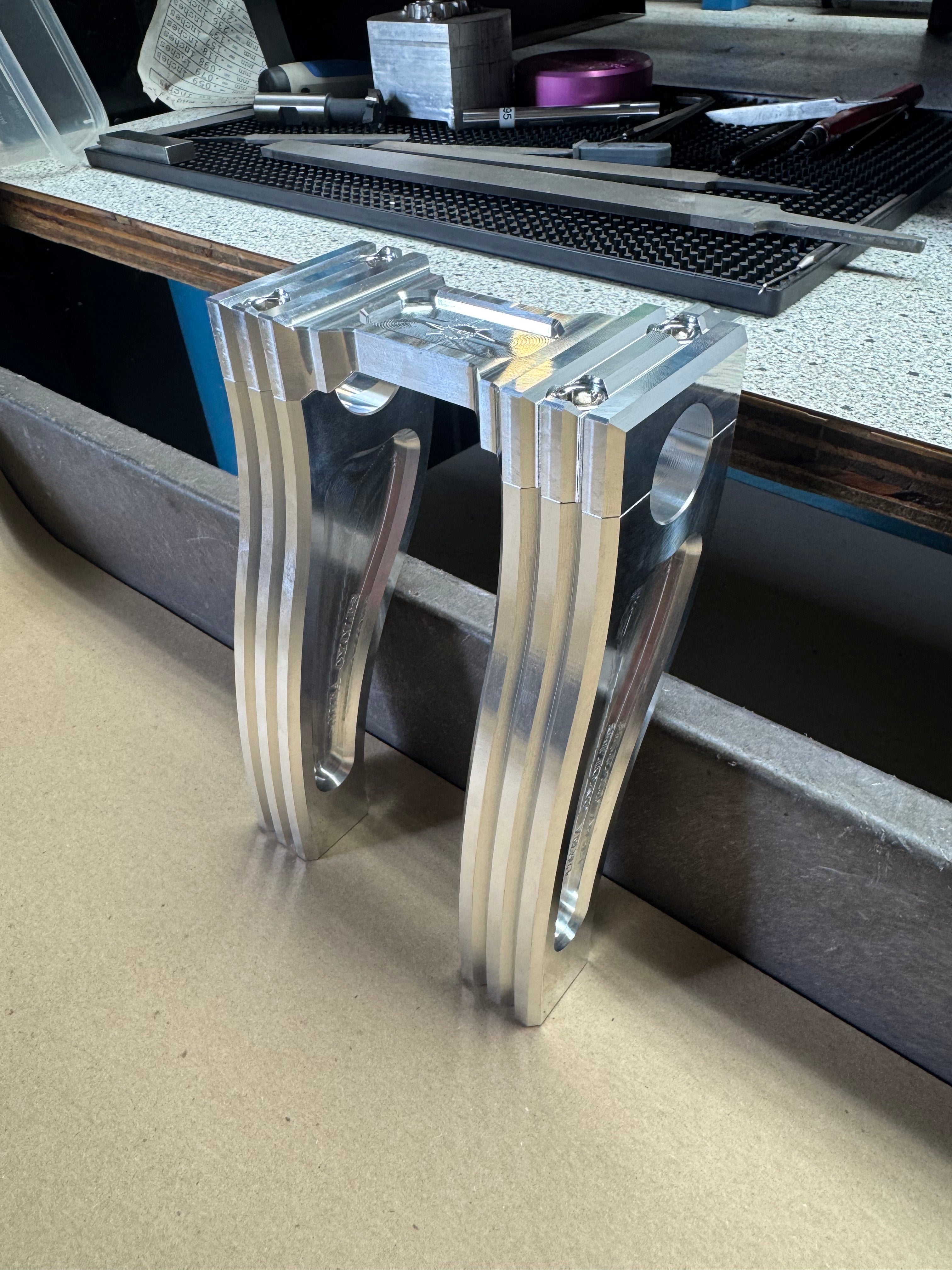 6 inch Pullback Handlebar Risers "TZ Style"